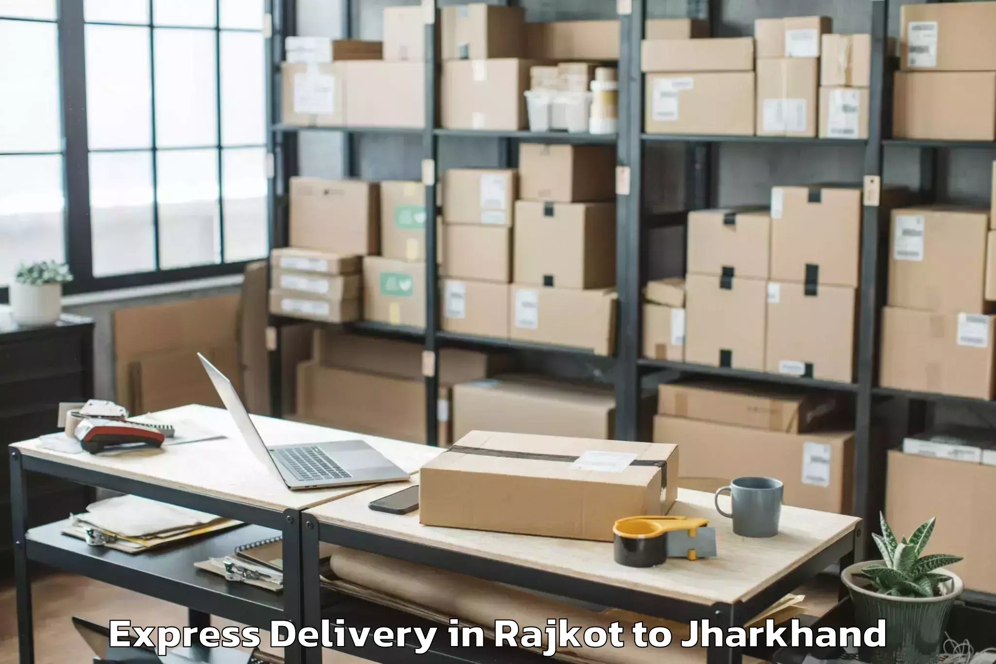 Book Rajkot to Majhiaon Express Delivery Online